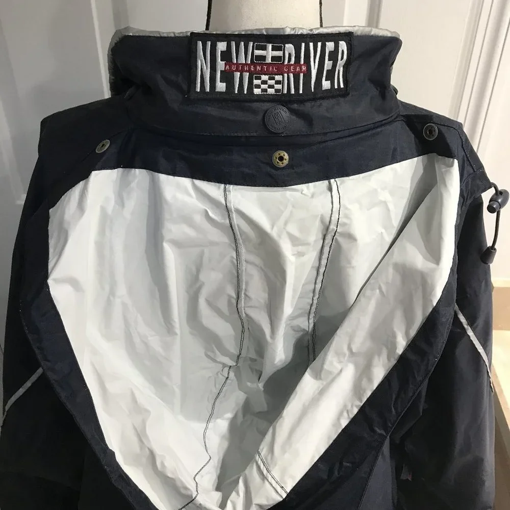 New River Nylon Hooded All Weather Jacket XL Flawless
